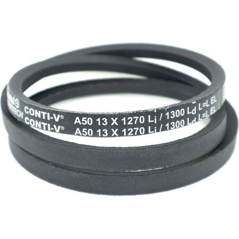 Courroie trapézoidale lisse Contitech Conti V A50 13 x 1270 Li / 1300 Ld