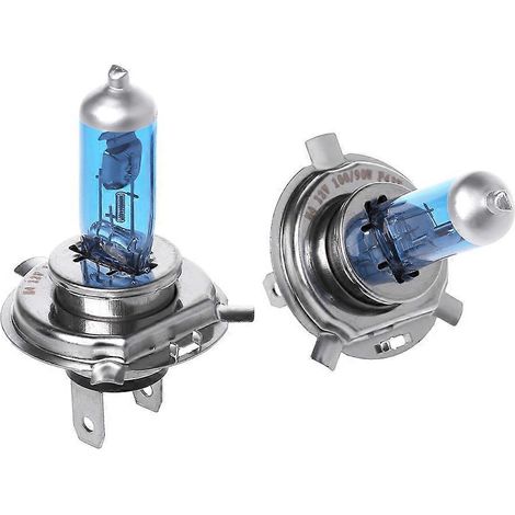 Lot de 2 ampoules universelles pour clignotants de voiture, 100 W, 6000 K, halogène H4 (1/4)