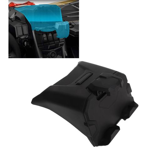 Halterung für elektronische Geräte mit Aufbewahrungsbox, kompatibel mit CAN-AM Maverick X3 2017-2022 (1/5)