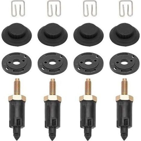 4 Set Fixations Couvre Moteur 2.0 HDI pour Berlingo C4 C5 Xantia Xsara 206 306 307 406 607 806 Expert 0137F6 13711 clips + boulons (1/4)