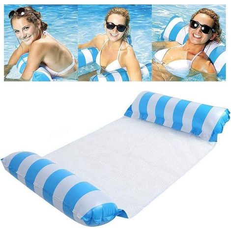 Hamac flottant Water Net Lounger - Bleu 13068cm (1/5)