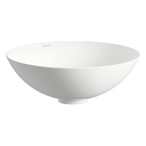 Laufen Waschtisch-Schale Classics 360x360x130mm, rund, ohne Hahnloch und Überlauf, Weiß (1/3)
