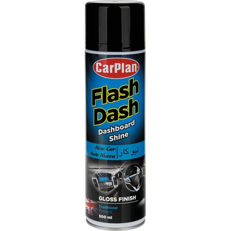 Flash Dash, pulitore per cruscotti, effetto lucido - 500 ml - Auto nuova