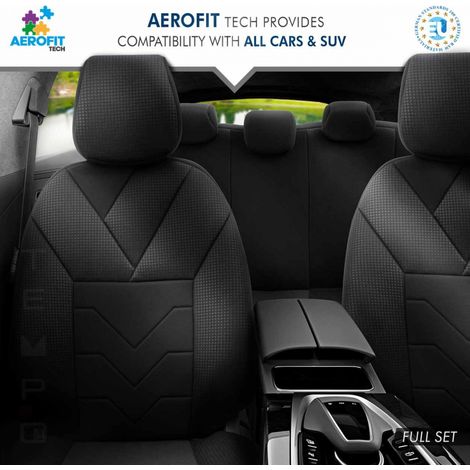 Ensemble de housses de siège auto OTOM TEMPO 1501 NOIR NZ (1/5)