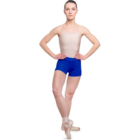 Egina - Damen-Gymnastikshorts in Kornblumenblau, Größe S (1/5)