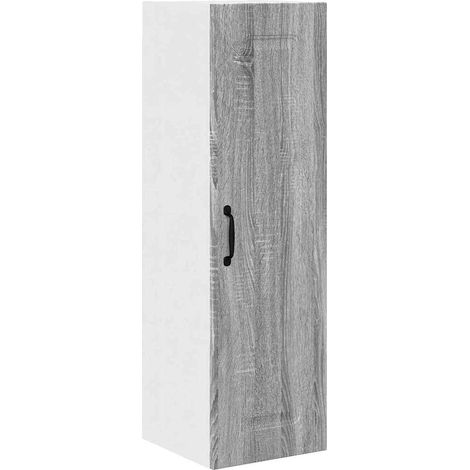 Meuble mural de cuisine,Armoire de cuisine avec porte Gris Sonoma 30 x 31 x 100 cm CFW99581 (1/5)