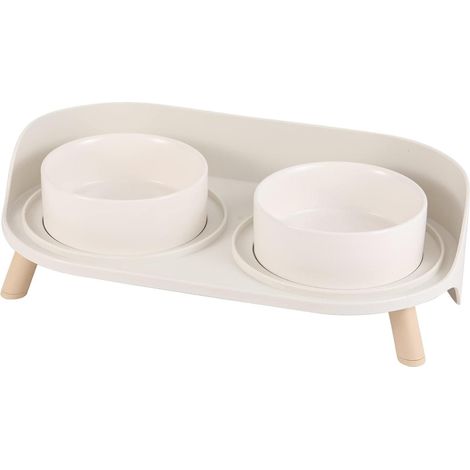 Gamelle haute en céramique pour chat - Gamelle haute pour chien avec base antidérapante (1/5)