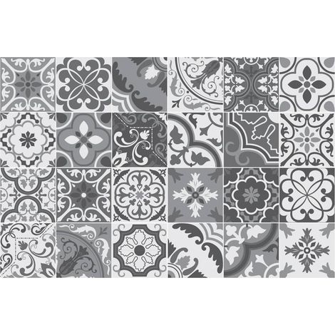 Alfombra mosaico vinilo 50x75cm - Atmosphera créateur d'intérieur