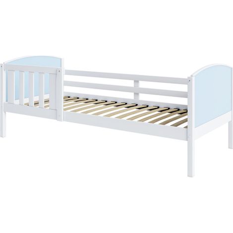 Lit Enfant Tom 90x190 Blanc - bleu (1/3)