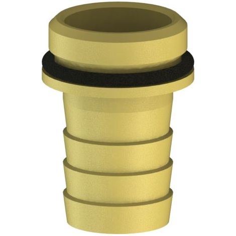 JS VATERTEIL MIT WULST U.DICHTUNG 3/4"x3/4", MESSING (1/2)