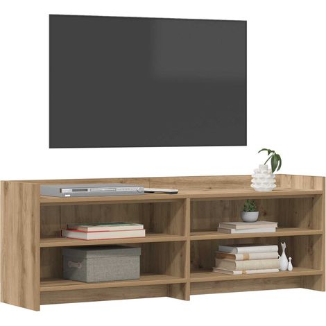 Mobile TV Armadietto TV Mobile Porta TV 135 x 33 x 47 cm Rovere Artigianale (1/5)