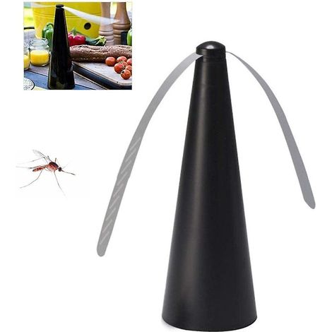 Ventilateur anti-moustiques électrique noir (1/5)