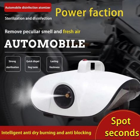 (Exclusivité Asie du Sud-Est) Appareil de désinfection par atomisation pour une utilisation intérieure et automobile, désodorisant et éliminant les odeurs, nano-purificateur d'air pour climatiseurs, n (1/5)
