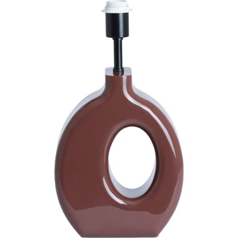 Light & Living - lampada da tavolo - KANTI - bordeaux - legno -