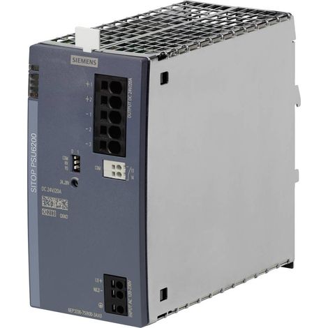 Siemens 6EP33367SB003AX0 Alimentatore 24 V 20 A 480 W Num. uscite:1 x Contenuto 1 pz.