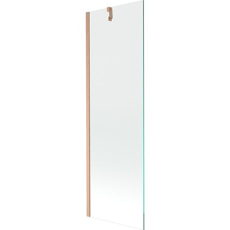 Mexen Next mampara de bañera de 1 hoja 60 x 150 cm, transparente, cobre cepillado - 895-060-000-00-00-65 (1/5)