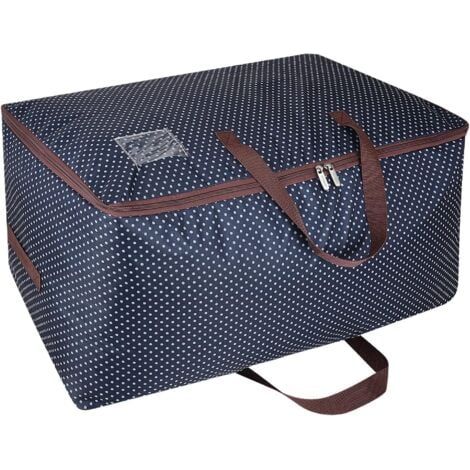 (Bleu)Sacs pour vêtements, épais surdimensionnée Organiseur Sac de rangement, Sac de Voyage (1/5)