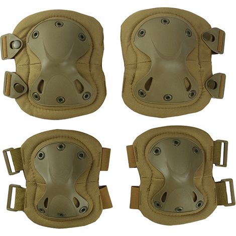 Genouillères tactiques kaki