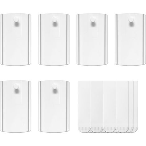 Jumbo Universal-Klebebilderaufhänger, 6 Bilderaufhänger, 16 große, ablösbare Klebestreifen, beschädigungsfreie Haken, besonders robust, Bilderaufhänger ohne Bohren (1/5)