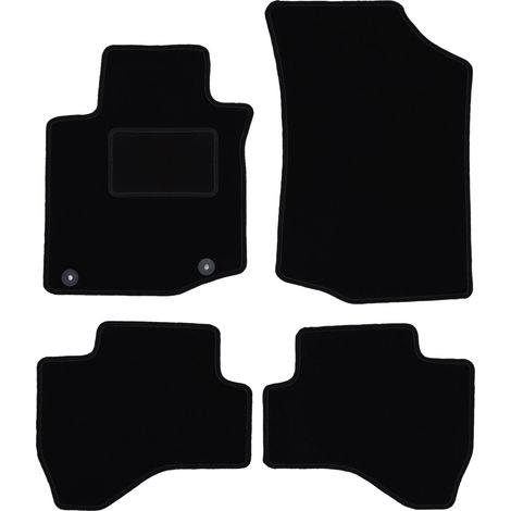 Tappetini in velluto nero per: Citroen C1 II hatchback (2014-) (1/5)
