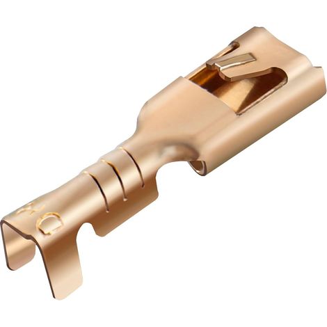 Lot de 100 cosses à sertir femelle à épissure rapide 2,8 mm Connecteur à sertir non isolé (1/5)