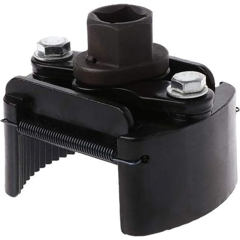 Universal Adjustable 1/2 Inch Square Oil Filter Wrench, Black (60-80mm) (1/5)