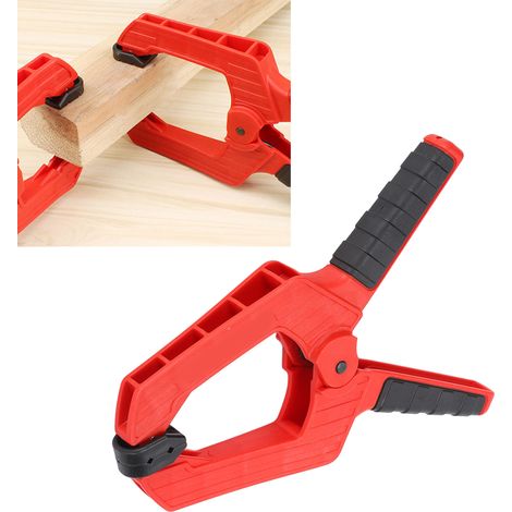 Clips à ressort en plastique robuste pour le travail du bois, clips extra-larges de type A résistants, clips à ressort en nylon pour le travail du bois, 4 pouces. (1/5)