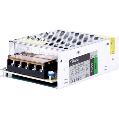 Alimentatore modulare LED Akyga AK-L1-050 da 50W 12V 4.2A con commutazione interna per strisce LED (1/3)