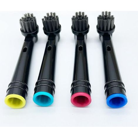 elektrische Zahnbürstenköpfe aus Bambuskohle für Oral-B, Oral-B elektrische rotierende Zahnbürstenköpfe, 4er-Pack für Erwachsene und Kinder (1/5)