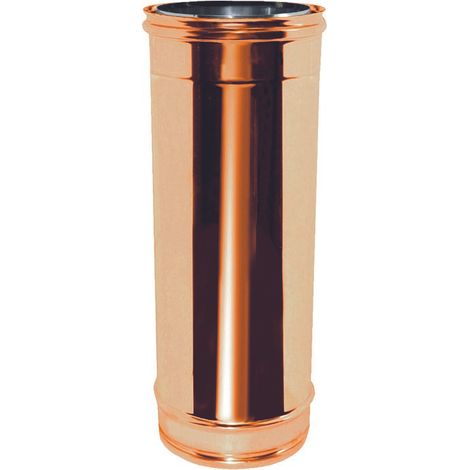 Elément linéaire mf - air/inox/cuivre l 250 mm acier inoxydable/tube cuivre 80/100 l 250 isolation de l'air