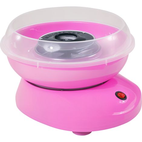 HOMCOM Cotton Candy Machine Electric Gadgetry Floss Sugar Equipment Pink