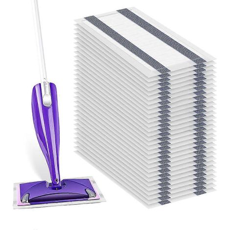Packung mit 36 Einweg-Nachfülltüchern für Swiffer WetJet Sprühmopps – WetJet Tücher für alle Bodenarten – Super saugfähig (1/5)