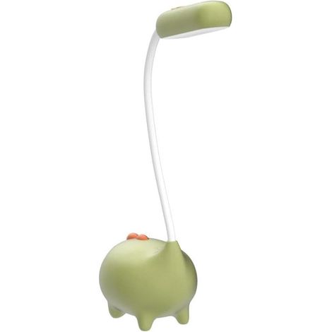 Lampe De Bureau - Veilleuse LED En Forme De Dinosaure - Charge Sans Fil - Éclairage Protecteur Des Yeux - Pour Enfants Et Étudiants - 1 Pièce (1/5)