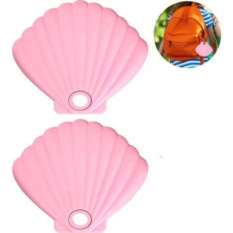Sac de Stockage pour Masque - Silicone Alimentaire - Étanche et Antibactérien - Portable 17 x 14 cm - Pour Masques Jetables - 2 Pièces (1/5)