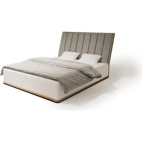 LETTO IMBOTTITO KREON TWO 160x200 SOLIK OAK NATURALE