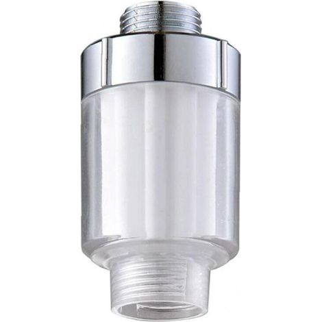 UlisemRobinet de douche à filtre dur pour système d'adoucissement de l'eau, pommeau de douche universel transparent, bain à jets (1/4)