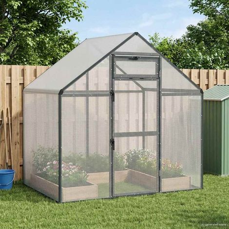 vidaXL  Bird Cage  Anthracite 181.5 x 110.5 x 173.5 cm Welded Wire Mesh
