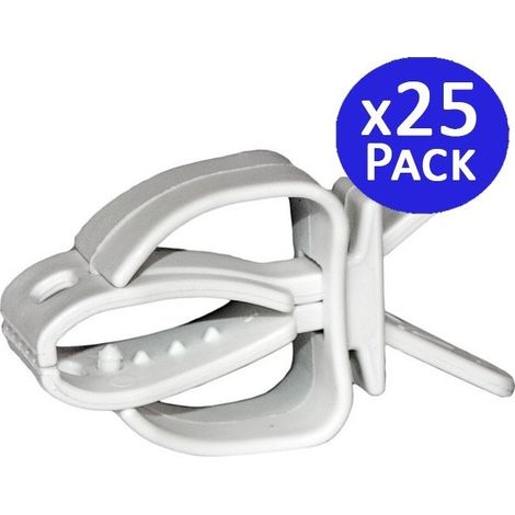 Lot de 25 Pince en plastique pour contenir des fruits, des collations, des légumes ou tout autre objet (1/5)