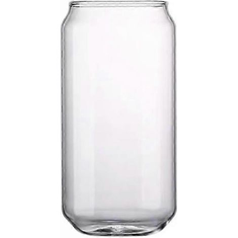 Grand verre de 59 cl (20 oz) en forme de bocal, en cristal borosilicate de haute qualité, soufflé à la main et résistant à la chaleur. (1/5)