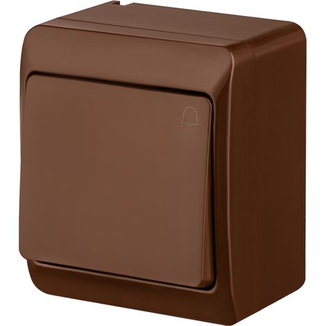 Bouton D'appel Hermes 0337-06 - Brun - Ip44 - Bouton Hermétique - Détection Tactile (1/5)