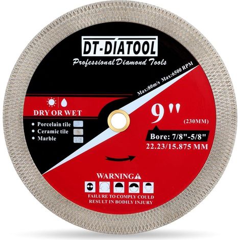 Diamant Trennscheibe 230mm Porzellan Fliesen Keramik 230mm 1 (1/5)