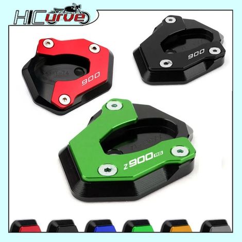 (Z900-Gold) Compatible avec les modèles Z900, Z900RS et Z 900 RS Z 900 (2017-2024, 2023, 2022). Béquille latérale/pied d'extension, plaque de support maxpower (1/4)