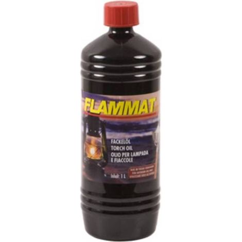 12 x OLIO P/LAMPADA E TORCIA LAMP-OIL 1 L USO ESTERNO