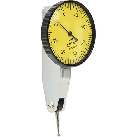 Testeur à cadran en acier inoxydable, haute précision 0-0,8mm pour mesures industrielles