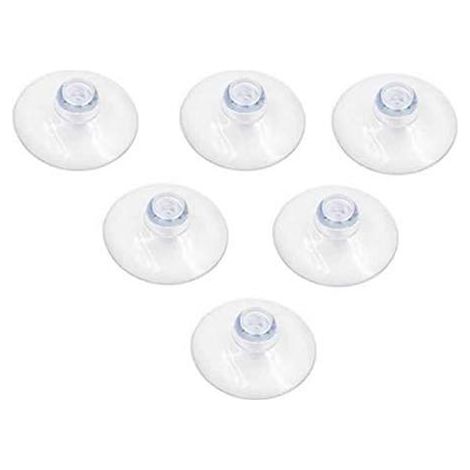 10Pcs 45mm Ventouses Transparentes Tête, Champignon Ventouses en PVC plaine sans crochets, pour Voiture, Camping, vitre, Pare-Soleil (1/5)