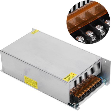 Schaltnetzteil-Treiberadapter DC12V Aluminiumlegierung LED-Bildschirm-Lichtleiste 3D-Drucker (S-800-12 (12V 66,7A 800W) AC170-250V) (1/5)