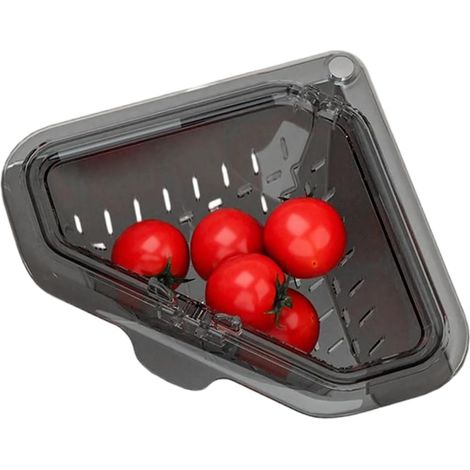 Panier D'évier Magnétique - Support De Séchage D'Angle En Pp - Pour Cuisine Et Lavage De Vaisselle - 1 Pièce (1/5)