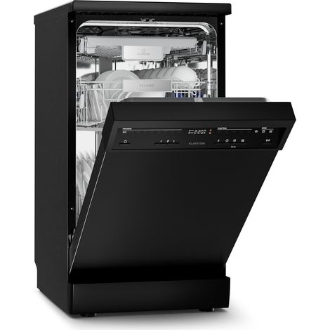 Klarstein Velaire Geschirrspüler 45cm Freistehend - 10 Plätze, 9 Programme, 42 dB, B Energieklasse, AquaStop, Kindersicherung, Spülmaschine, Geschirrspülmaschine