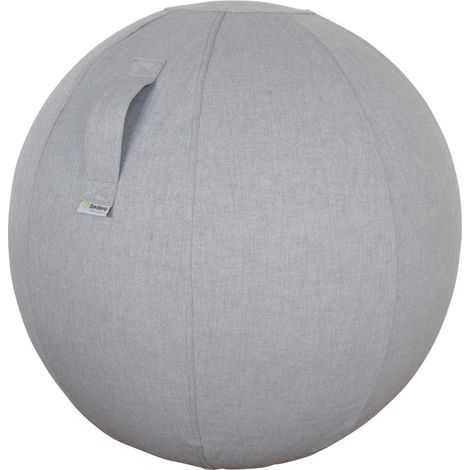 Siège ballon ergonomique - 65 cm - Gris clair