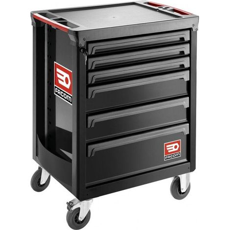 Carrello 6 cassetti ROLL M3 Nero FACOM - ROLL.6NM3APF